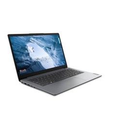 Lenovo IdeaPad 1, Intel Core i3-1215U, 4GB RAM, 256GB SSD, 14" HD Display, Windows 11 Pro, Cloud Grey (1YR WRTY)