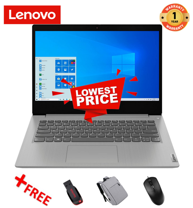 {FREE MOUSE+BAG+FLASH} Brand NEW Lenovo Ideapad 1 | Intel Core i3-1215U | 8GB RAM | 512GB SSD | 14'' Inch HD display School Laptop Computer | Notebook | Windows 10 New Laptops Lenovo Laptop
