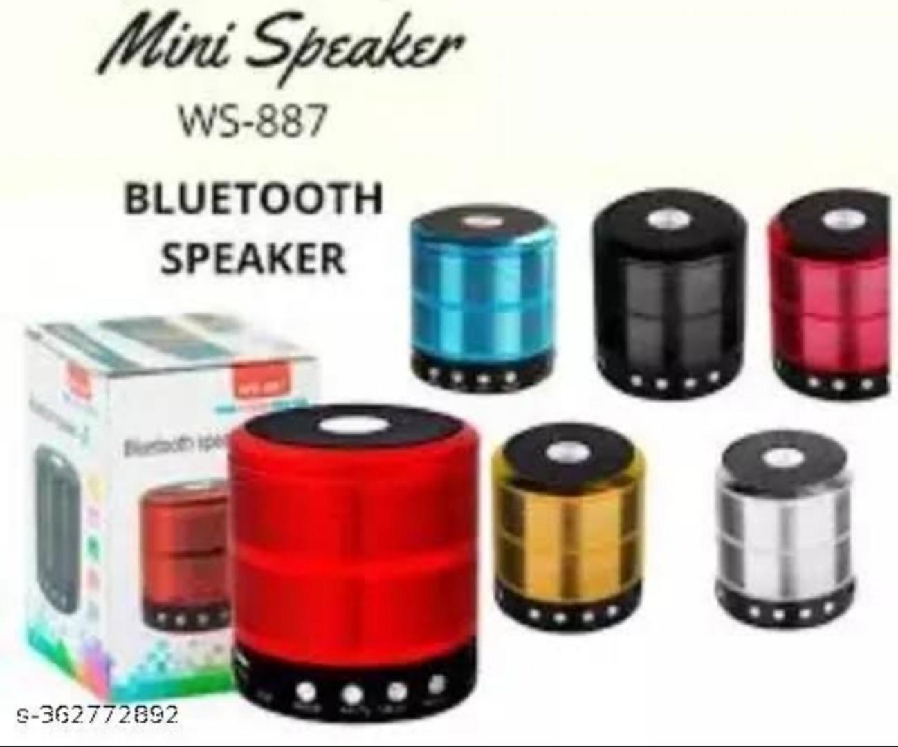 Wster Mini Bluetooth Speakers With MP3and FM Radio