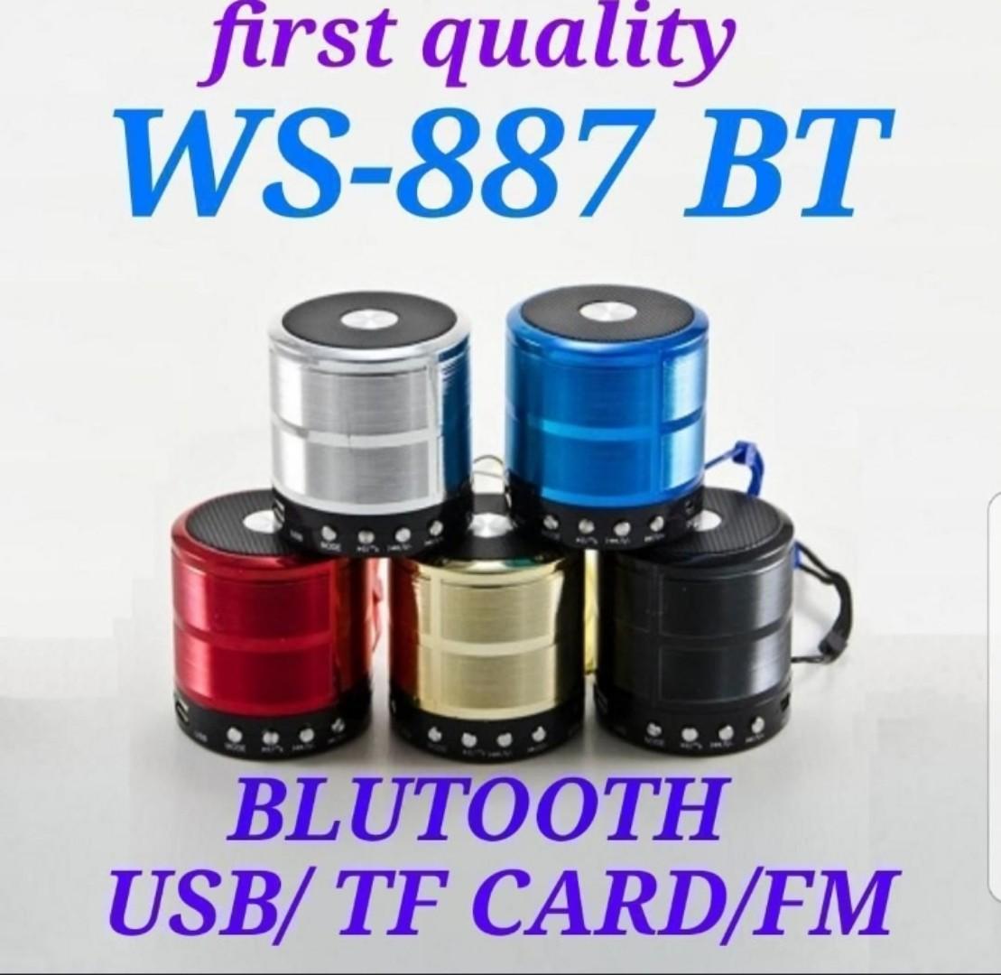 Wster Mini Bluetooth Speakers With MP3and FM Radio