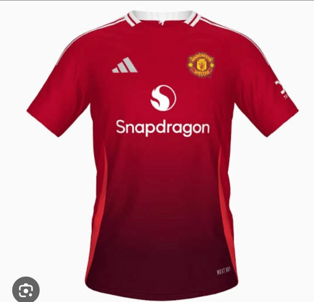 2024/2025 New Season Manchester United Home Kit Football Jersey