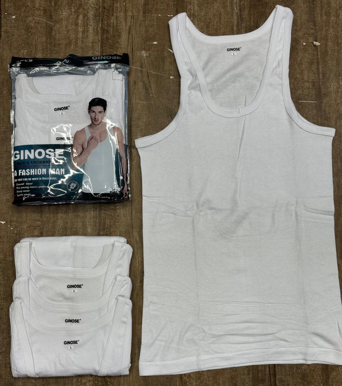 Fashion 3PCs Men's Vest Stretchy Undershirts For Men 100% cotton vest