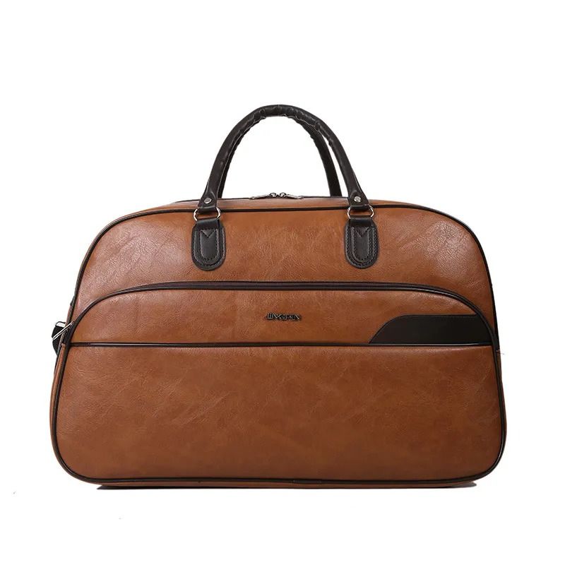 Men's Large Capacity High Quality Travel Bag PU Leather Sports Duffle , Gym Bags  & travelling bag