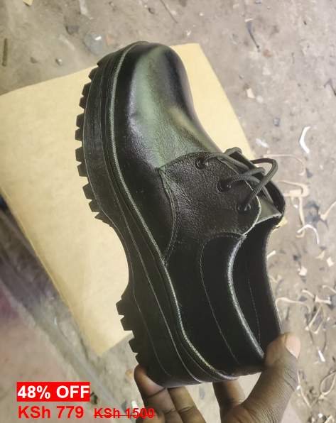 OFFER! OFFER! BACK TO SCHOOL BOYS & GIRLS GENUINE LEATHER SCHOOL SHOES, LIGHTWEIGHT, DURABLE, COMFORTABLE ALL-DAY, SOLID BLACK, TOUGHEES STYLE, PERFECT FOR SCHOOL, CASUAL, SPRING & AUTUMN WEAR
