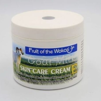 Fruit Of The Wokali Goat Milk & Vitamin E Skin Care Cream, Whitening Series