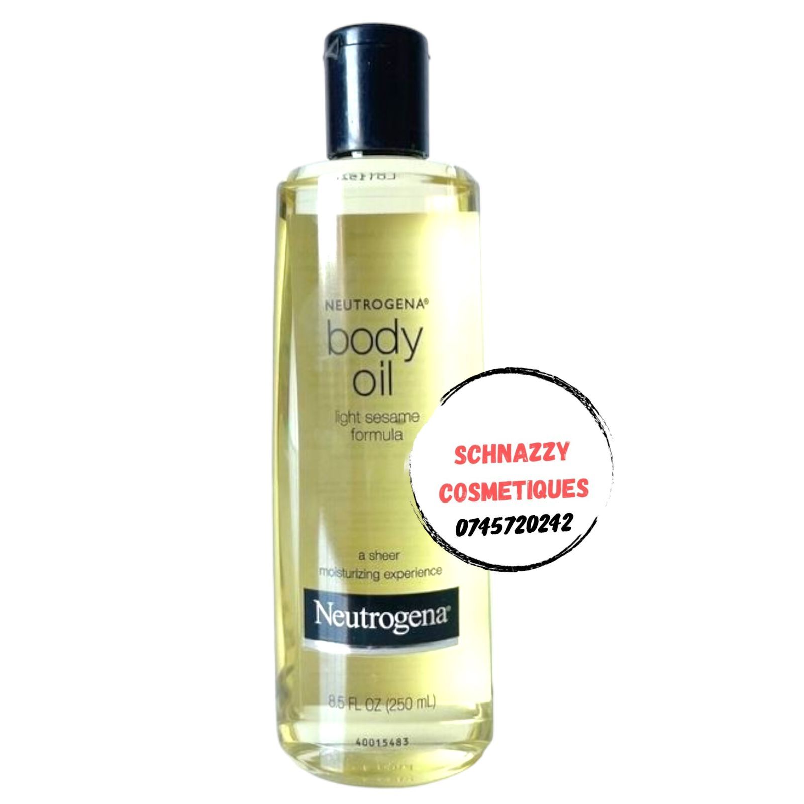 Neutrogena NEW Lightweight Glow Body Oil Light Sesame Formula Sensual Moisturizer Dry Skin 8.5 Oz Body Oil Blend