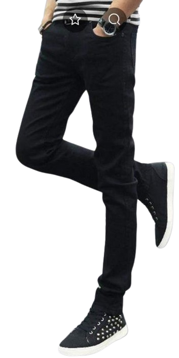 BLACK MEN'S JEANS. BLACK SOFT JEANS FOR MEN. LIGHT AND GENTLE TO THE SKIN. SIZES: 30-36