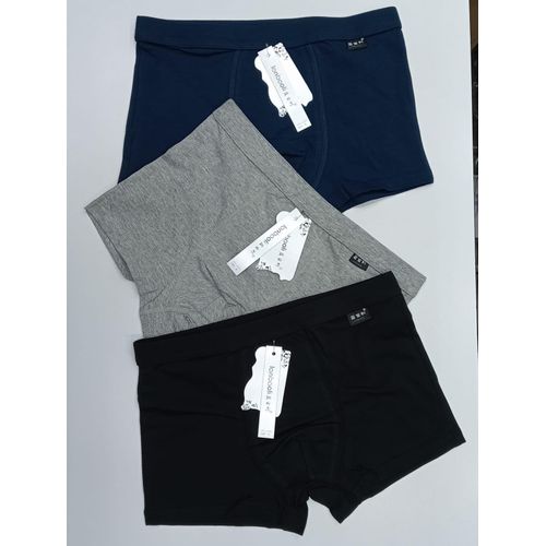 3 Pcs Pack Men's Cotton Boxers-Stretchy & Comfortable. Sizes: M, L, XL, 2XL, 3XL, 4XL.