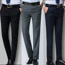 Men's Official Trousers-Slim Fit. Stretchy & Comfortable. Men's Official Pants. Sizes: 30-36.