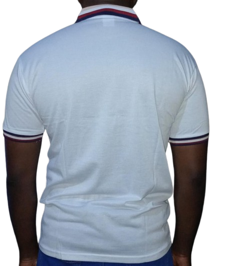 Men's Polo T-shirts. Cotton T-shirt. (Colors: Black & White). Men's White/ Black T-shirts.