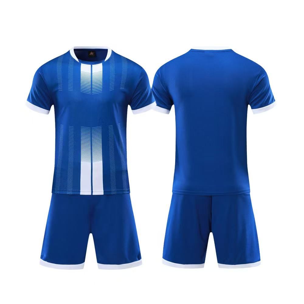 High-quality breathable football sportswear, quick-drying football suit set, high-end club men's football uniform.