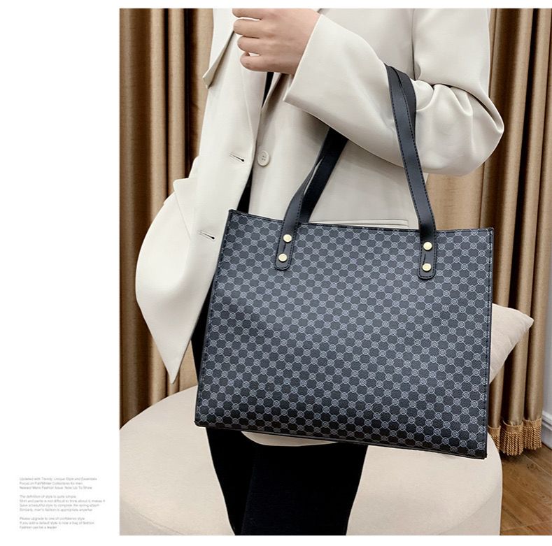 2025 New Style Women's Fashion Handbag Four-Piece Set, Mother-Child Bag, Printed Shoulder Bag, Crossbody Bag, Clutch Bag, Card Holder, First-Class Service