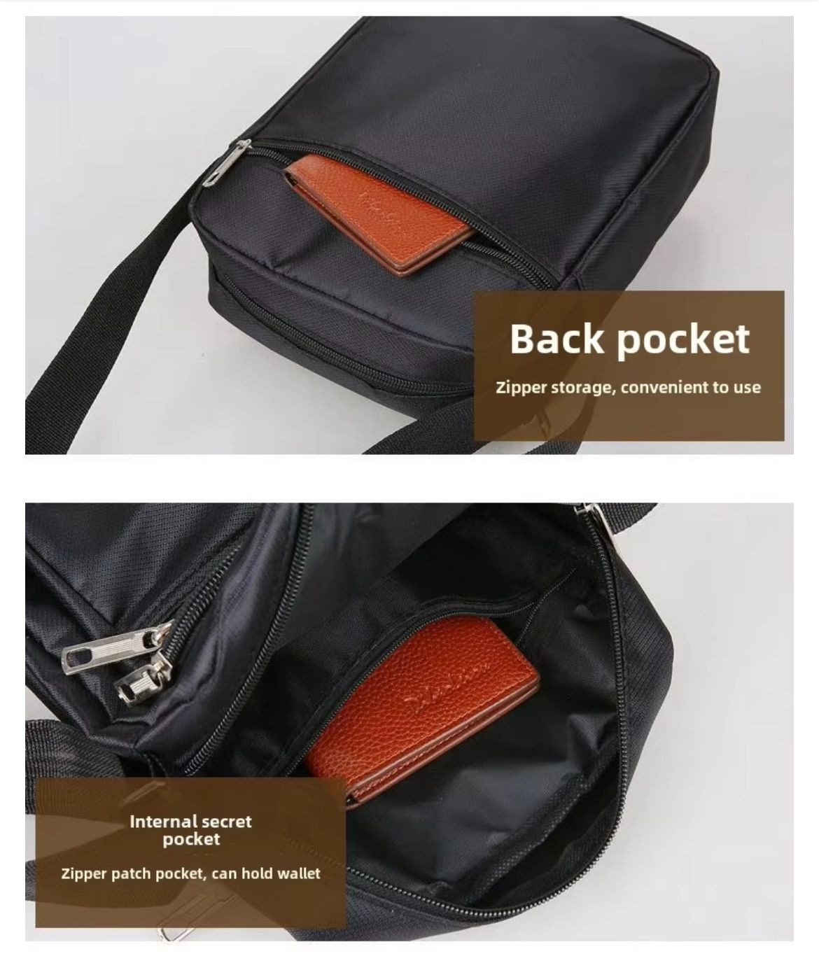 Men's Single-shoulder Crossbody Bags. New Oxford Cloth Models. Outdoor, Leisure, Business & Sports Crossbody Bags. Trendy Backpacks. With Quality Guarantee and First-class Service.