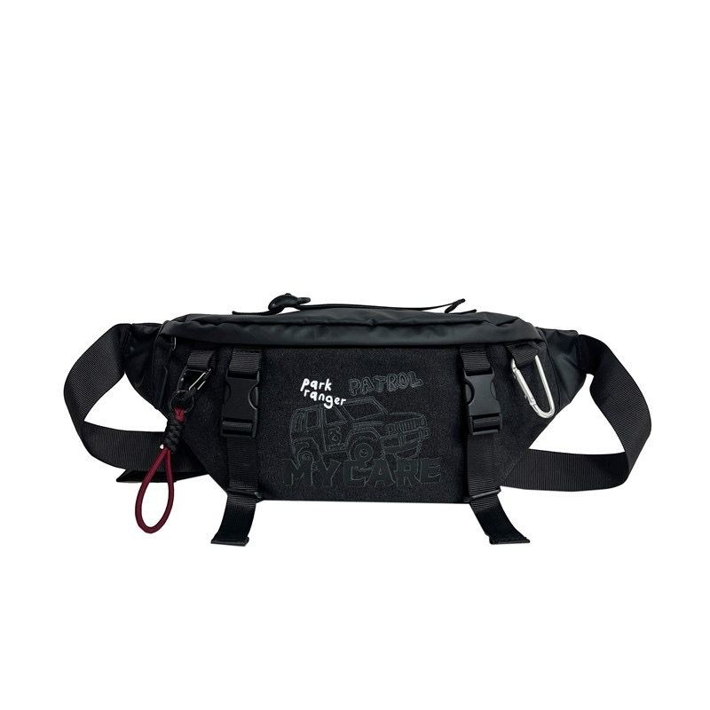 Strict Selection Cycling Bag, Men's Fitness and Leisure Cross - body Chest Bag, Fashion - Trend Outdoor Travel Small Item Pouch, Functional and Portable Waist Bag