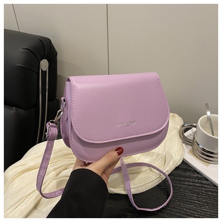 2025 Solid Color PU Letter Small Square Bag. Female Designer's Top Handbag. Best Quality, Lowest Price, First - Class Service.