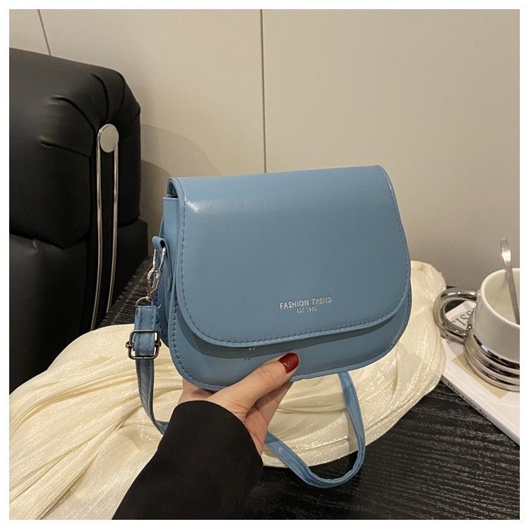 2025 Solid Color PU Letter Small Square Bag. Female Designer's Top Handbag. Best Quality, Lowest Price, First - Class Service.