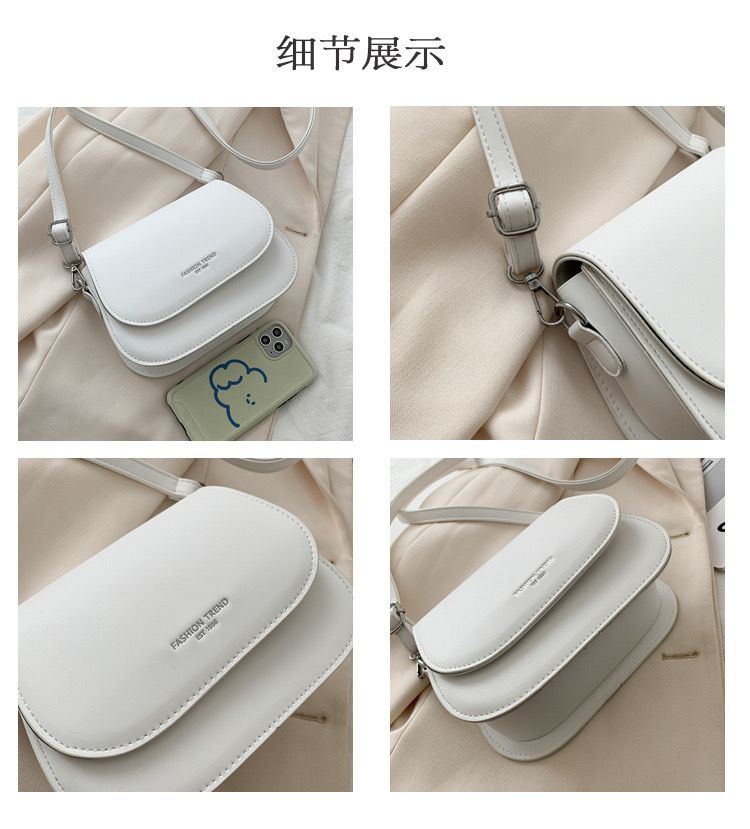 2025 Solid Color PU Letter Small Square Bag. Female Designer's Top Handbag. Best Quality, Lowest Price, First - Class Service.