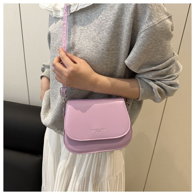 2025 Solid Color PU Letter Small Square Bag. Female Designer's Top Handbag. Best Quality, Lowest Price, First - Class Service.