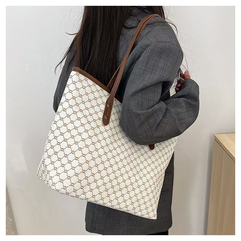 Simple and Stylish Large-capacity Bags 2025 Best-selling Ladies' Tote Bags Commuter Large-capacity Shoulder Bags Top Fashion Women's Brand Printed Luxury Handbags