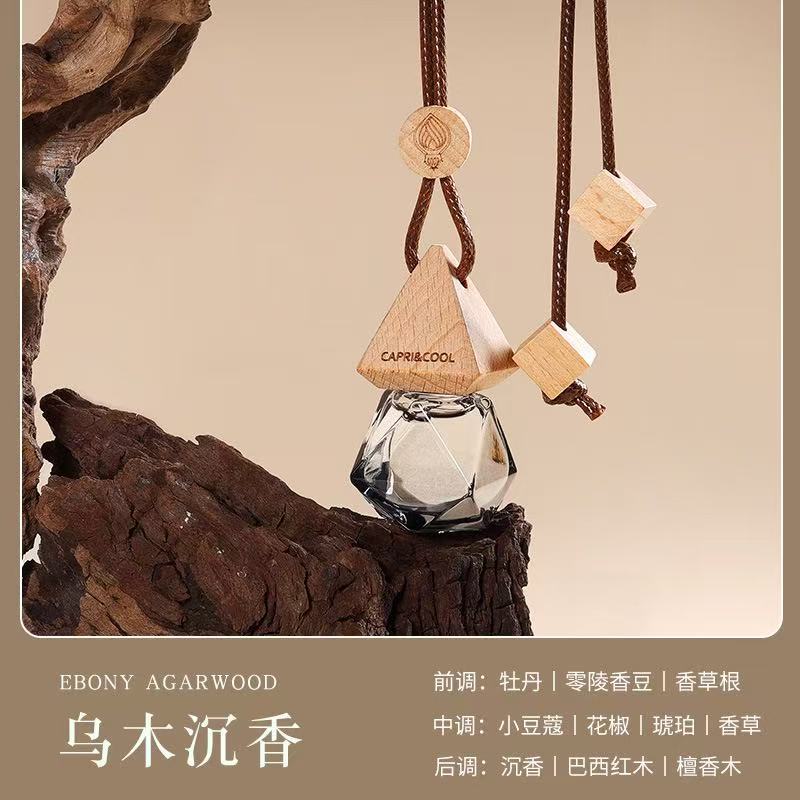 Car Perfume Diffuser Hanging Ornament, High - End Long - Lasting Pendant Essential Oil Fragrance for Car Interior, Persistent Scent.