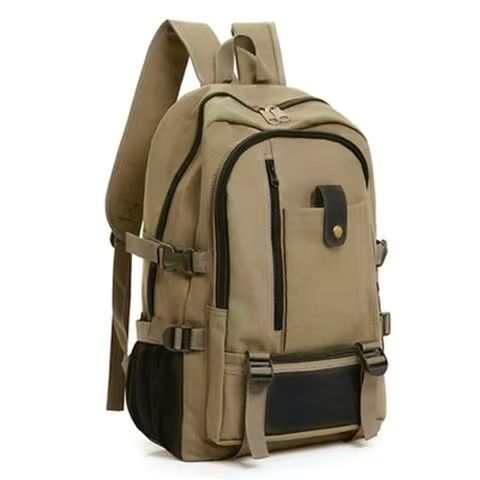Hot - selling Men's Backpack, Durable, American - style Trendy, Large - capacity, Suitable For Senior High School, Junior High School Students, Schoolbag, Travel Bag, Computer Bag.