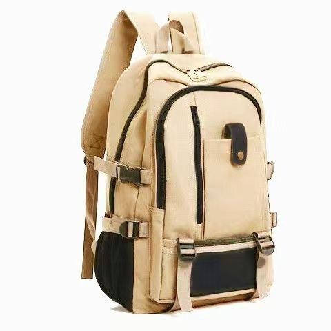Hot - selling Men's Backpack, Durable, American - style Trendy, Large - capacity, Suitable For Senior High School, Junior High School Students, Schoolbag, Travel Bag, Computer Bag.