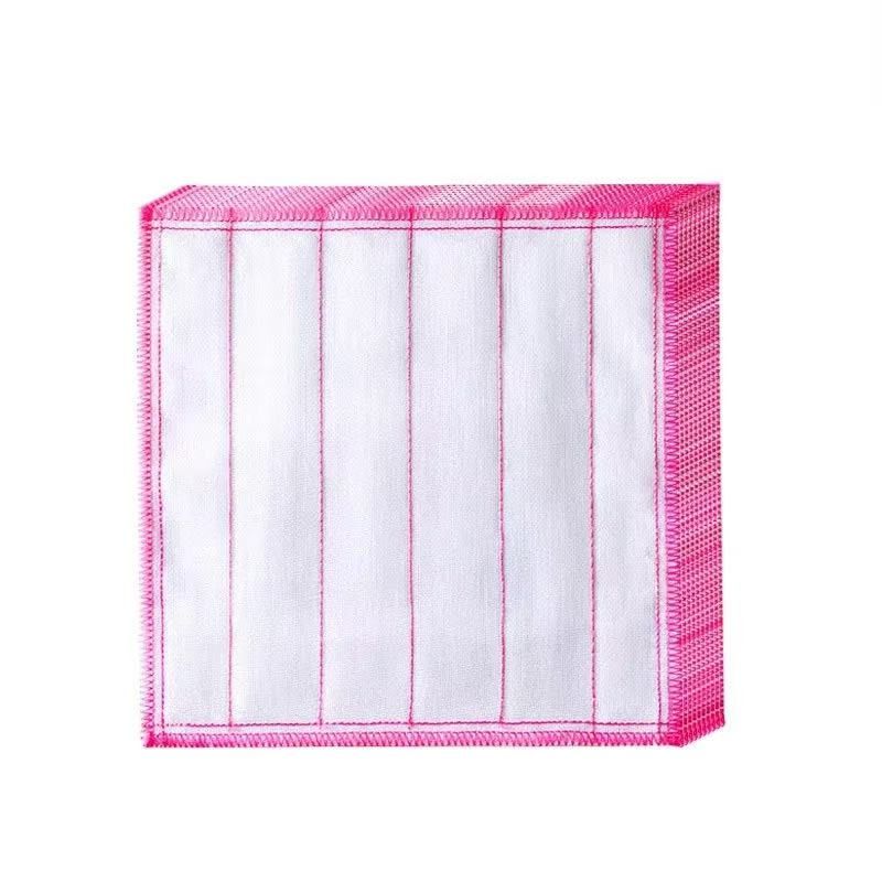 30×30 Thickened 8 - Layers, 10 Pieces, Dishcloth Thickened Scouring Pad Dishcloth Dry And Wet Cleaning Towel Kitchen Cleaning Rag Dish Towel
