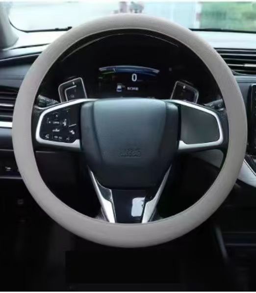 Car Ice - Feel Ultra - Thin Steering Wheel Cover With Anti - Slip Silicone Pattern, Universal Model (Size: 32 - 40cm)