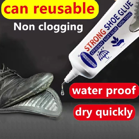 2 PCS Set 120g Shoe Glue Waterproof Quick-drying Repair Shoes Universal Adhesive Glue Instant Shoe Adhesive Shoemaker Professional Repair Tools