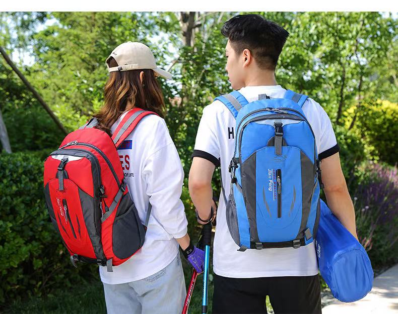 2025 New Outdoor Mountaineering Bag Large-Capacity Unisex Double-Shoulder Bag Travel Hiking Backpack School Bag Cycling Sports Bag