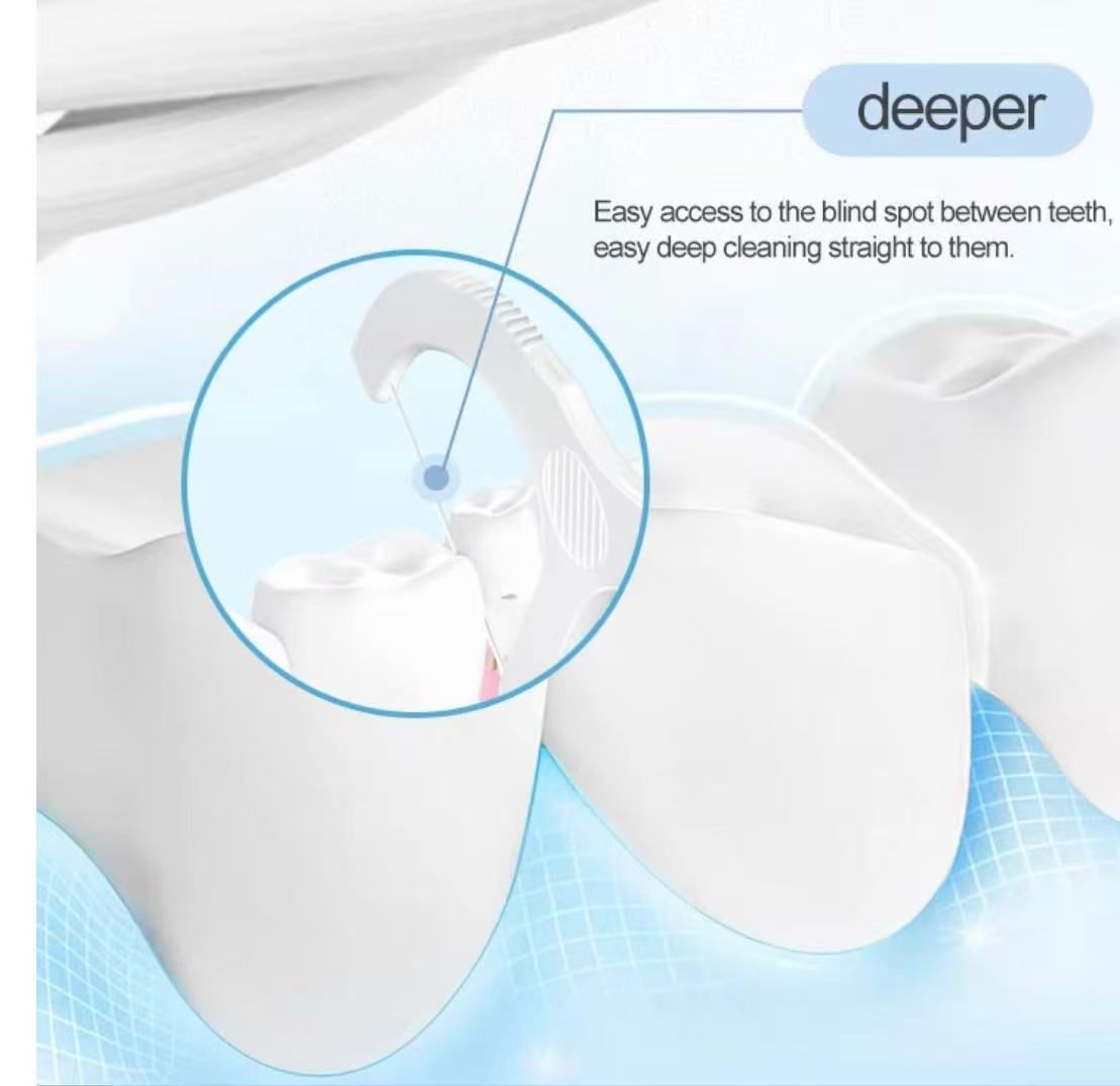 100 Pieces Deer Mom Dental Floss, Oral Mechanics Design, High-Fine Household Dental Floss Picks, Toothpicks, Dental Floss For Teeth Cleaning, Oral Care