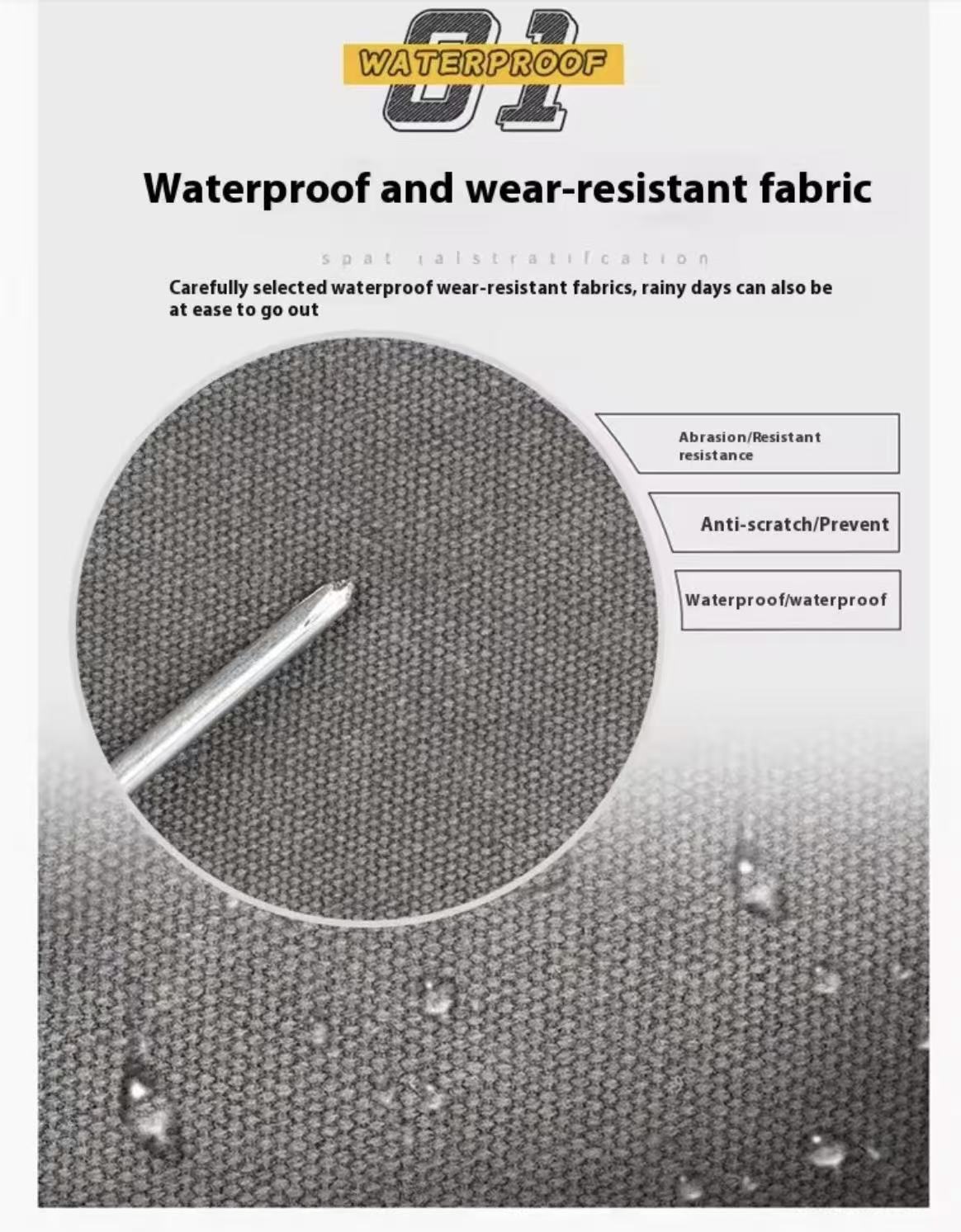 Fashionable Wear-Resistant Canvas Backpack Outdoor Travel Laptop Backpack, Unisex Double-Shoulder Backpack Men's Canvas Trendy Large-Capacity Men's Bag