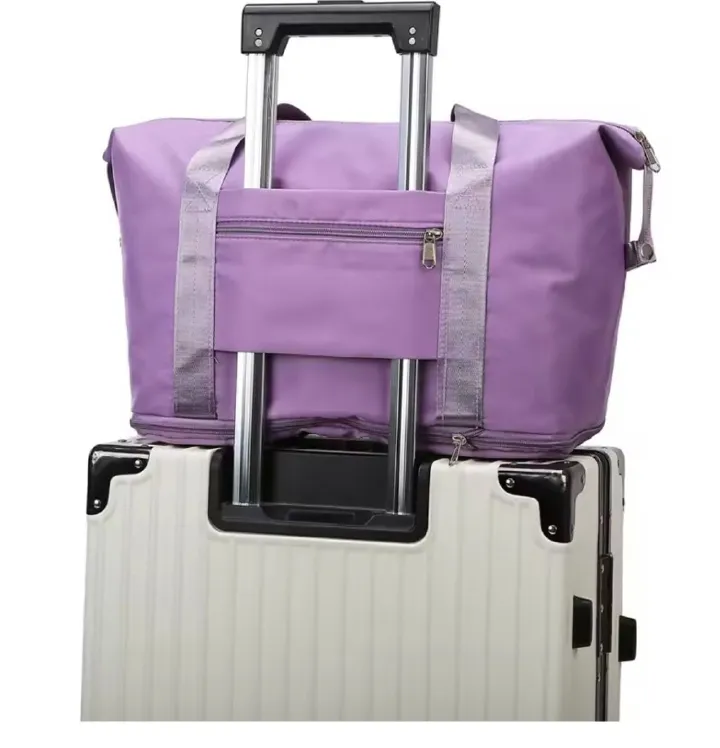 Large-Capacity Waterproof Expandable Foldable Travel Bag - Dry-Wet Separation for Sports Yoga Swimming Fitness, Student Short-Distance Business Trip