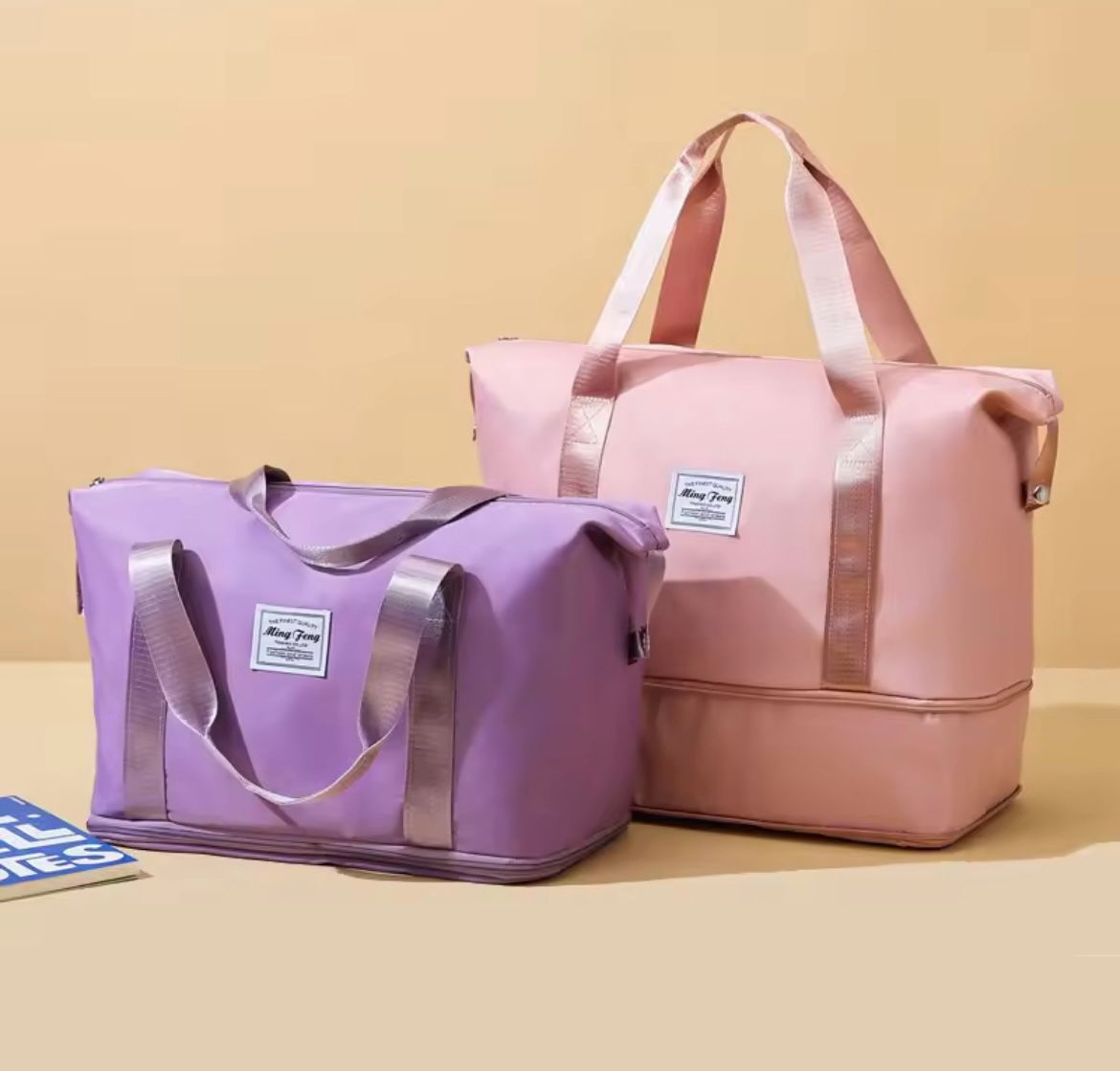 Large-Capacity Waterproof Expandable Foldable Travel Bag - Dry-Wet Separation for Sports Yoga Swimming Fitness, Student Short-Distance Business Trip