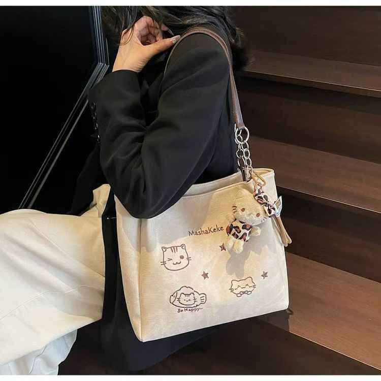 2025 Cross - Border Fashion Casual Tote Bag Versatile Commuting Armpit Bag Shoulder Bag Large Capacity Women's Bag