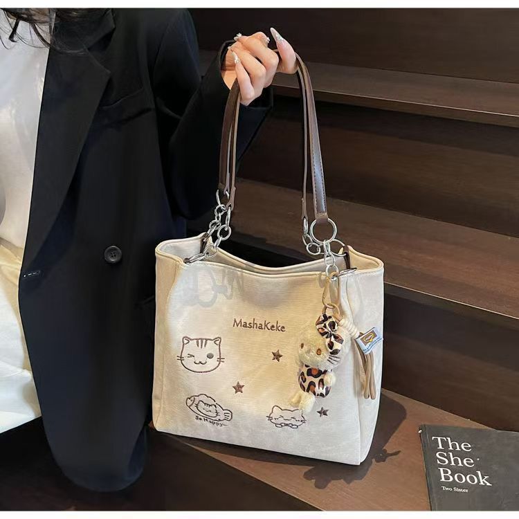 2025 Cross - Border Fashion Casual Tote Bag Versatile Commuting Armpit Bag Shoulder Bag Large Capacity Women's Bag