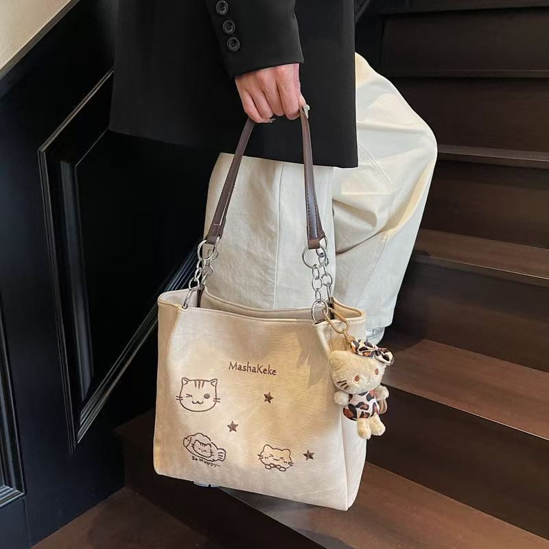 2025 Cross - Border Fashion Casual Tote Bag Versatile Commuting Armpit Bag Shoulder Bag Large Capacity Women's Bag