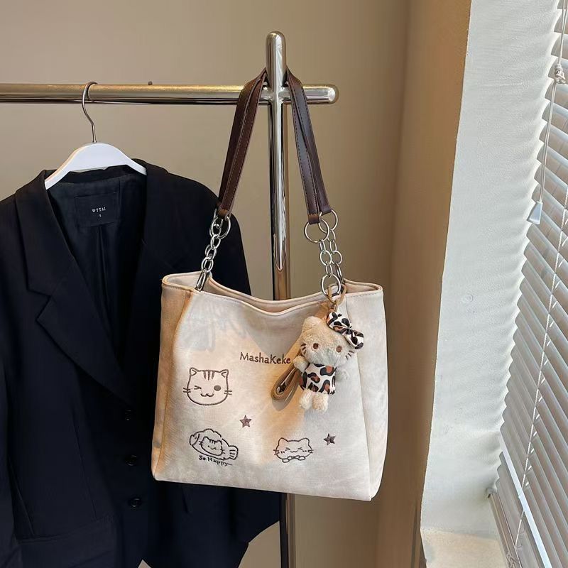 2025 Cross - Border Fashion Casual Tote Bag Versatile Commuting Armpit Bag Shoulder Bag Large Capacity Women's Bag