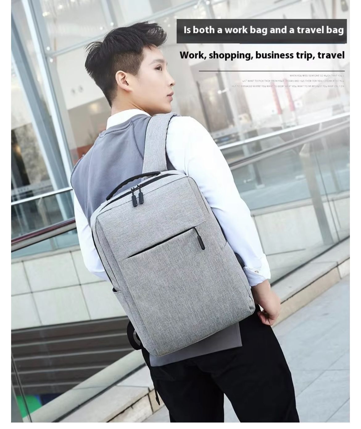 2025 New Mens Waterproof Laptop Backpack Cheap School Backpacks Usb Computer Bag