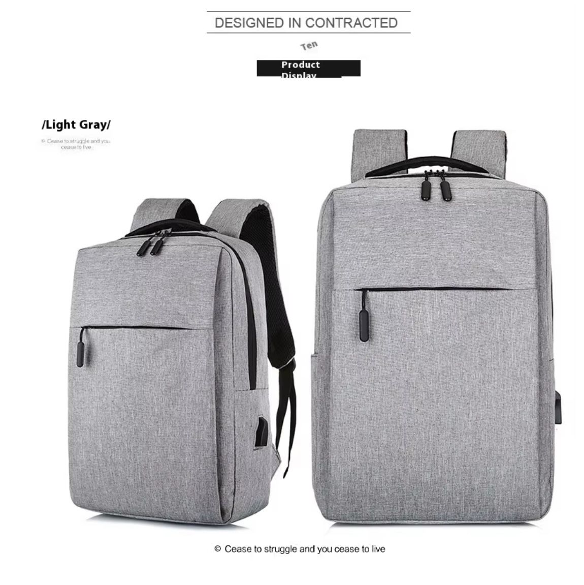 2025 New Mens Waterproof Laptop Backpack Cheap School Backpacks Usb Computer Bag