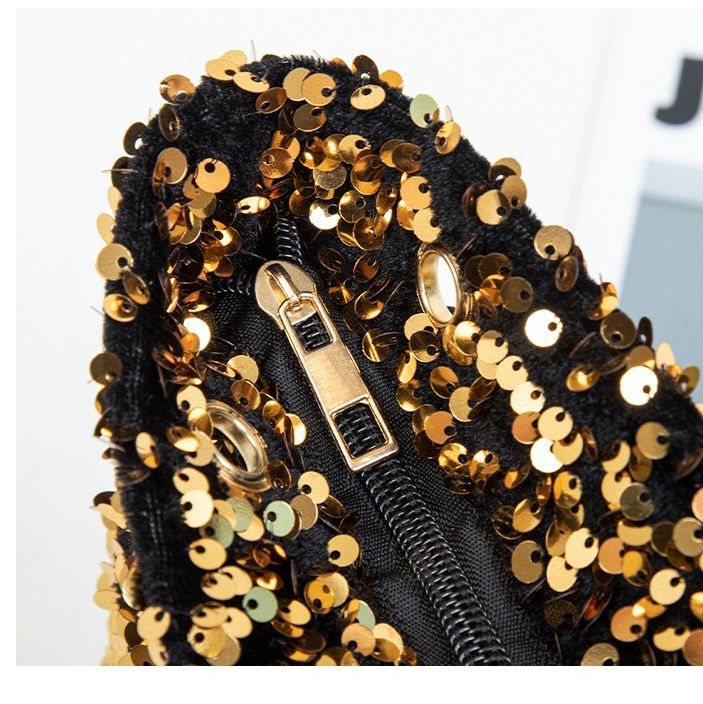 Women Sequin Bag Small Shoulder Tote Sparkly Purse Clutch Handbags Evening Bag Party Bling Glitter Sparkle Sequin Purse