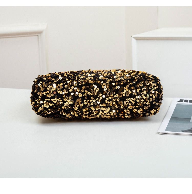 Women Sequin Bag Small Shoulder Tote Sparkly Purse Clutch Handbags Evening Bag Party Bling Glitter Sparkle Sequin Purse