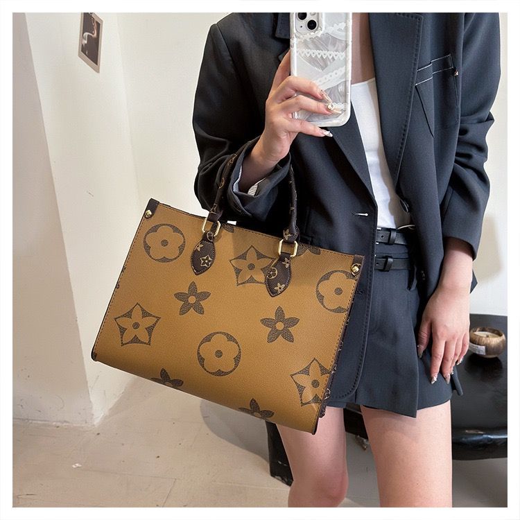 Women Big Handbag Hot Sale New Designer Women Genuine Cowhide Leather Shoulder Handbag Luxury Leather Tote Bags for Women