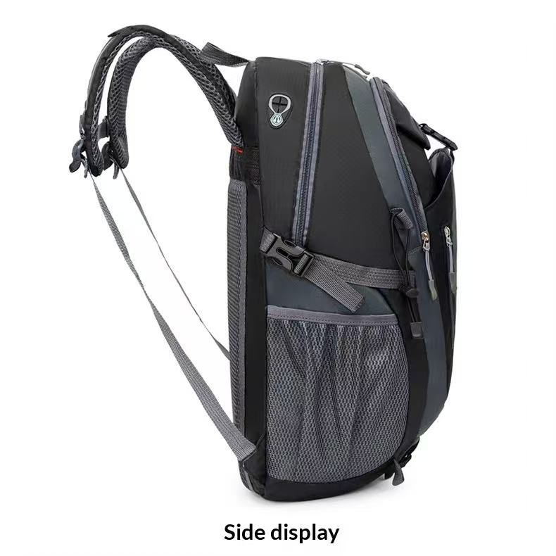 Large Capacity GPS Waterproof Features Multifunctional Outdoor Sports Backpack for School Hiking Mountaineering Fashion Zipper