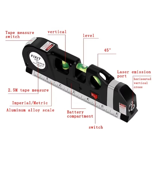 High Precision Multifunctional Infrared Laser Levels Optical Instruments Renovation Measurement and Construction Tools