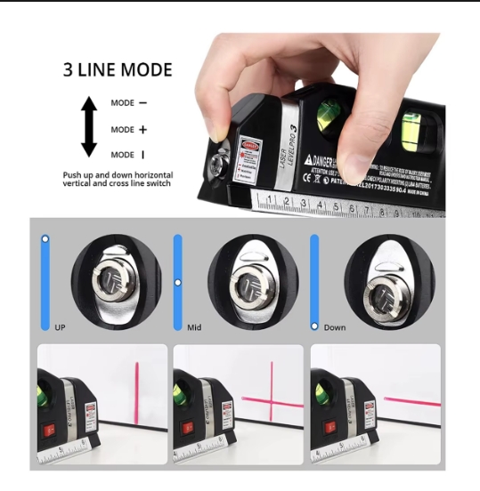 High Precision Multifunctional Infrared Laser Levels Optical Instruments Renovation Measurement and Construction Tools