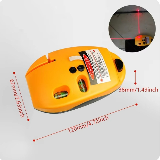 Right Angle Infrared Level High Precision Strong Light 90 Degree Electronic Laser Straight Line Bubble Level