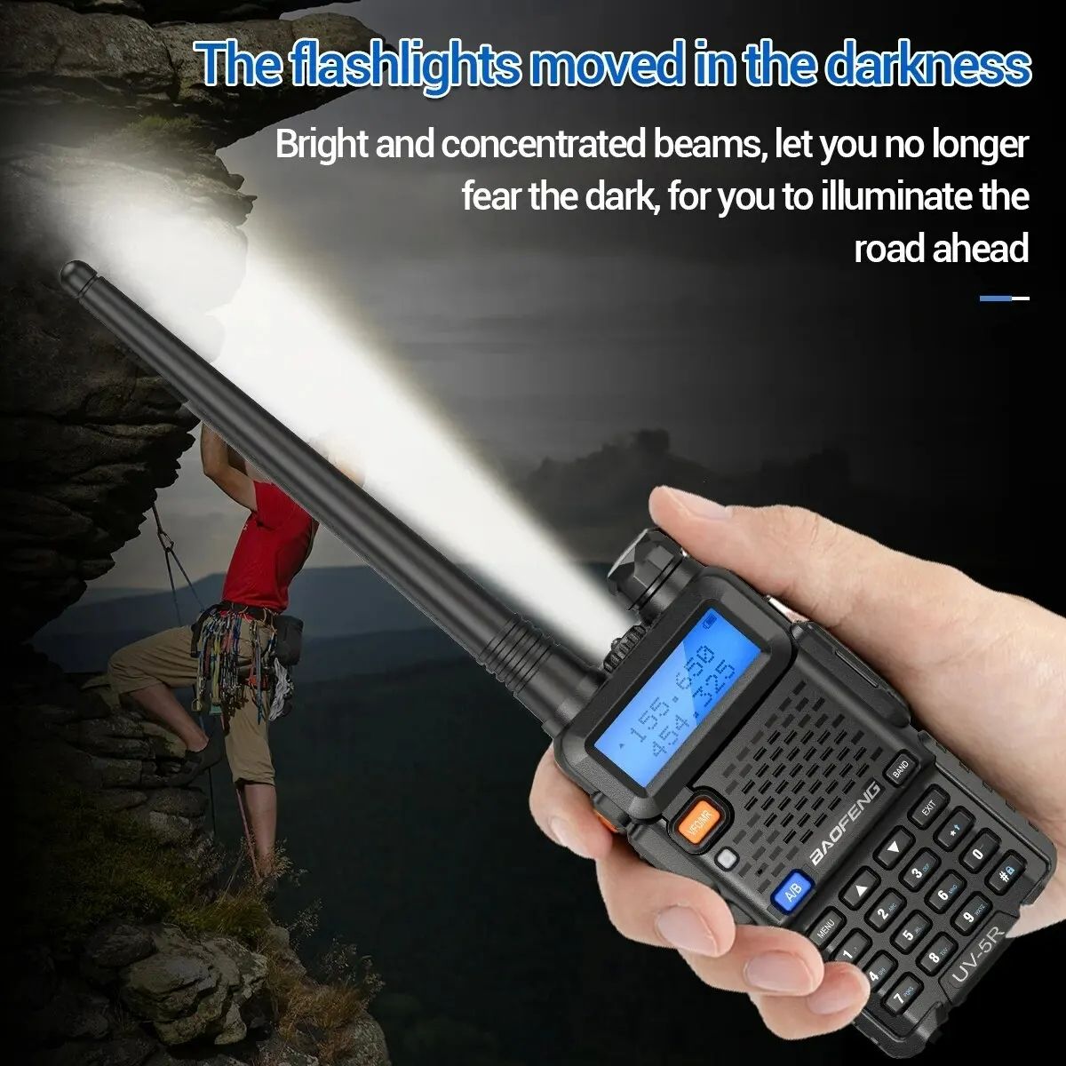Baofeng Walkie Talkie UV 5R 5W 8W Dual Band Ham Two Way Radio Vhf Uhf FM Radio Handheld Transceiver Jagen 16KM