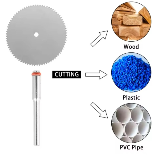 11PCS Micro Circular Saw Blade Accessory Electric Grinding Cutting Disc Metal Cutter Rotary Tool Electric Tool Wood Cut