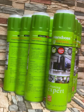 2pc Multipurpose Foam Cleaner, Ideal for Cleaning Laptops, Office Furnture, Car Upholstery, Home Upholstery, Gadgets, Shoes and Metal Equipment